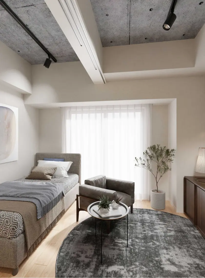 デュオフラッツ池尻大橋Aタイプ完成予想CG